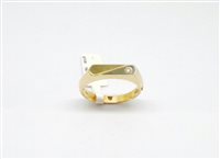 Ringe Lorenza Gioielli Tutto Oro Tre Colori in Gelbgold Diamante 0.02 Ct 357882-23 - 357882-23